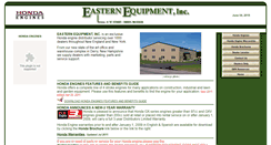 Desktop Screenshot of easternequipmentinc.com